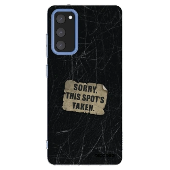 Picasee silikonový průhledný obal pro Samsung Galaxy S20 FE - SORRY