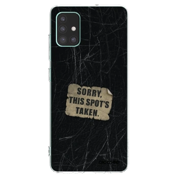 Picasee silikonový průhledný obal pro Samsung Galaxy M51 M515F - SORRY