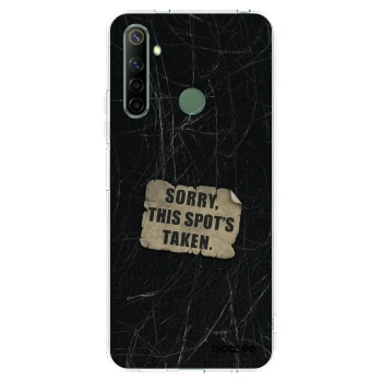 Picasee silikonový průhledný obal pro Realme 6i - SORRY