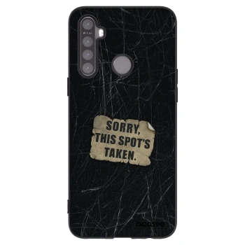 Picasee silikonový černý obal pro Realme 5 - SORRY