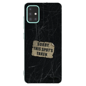 Picasee silikonový průhledný obal pro Samsung Galaxy M31s - SORRY