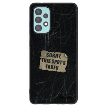 Picasee silikonový černý obal pro Samsung Galaxy A72 A725F - SORRY