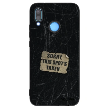 Picasee silikonový černý obal pro Huawei P20 Lite - SORRY