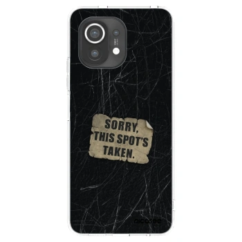 Picasee silikonový průhledný obal pro Xiaomi Mi 11 - SORRY