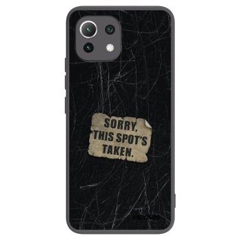 Picasee silikonový černý obal pro Xiaomi Mi 11 Lite - SORRY
