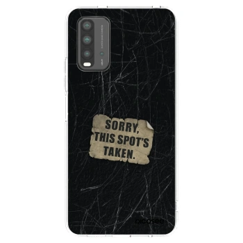 Picasee silikonový černý obal pro Xiaomi Redmi 9T - SORRY