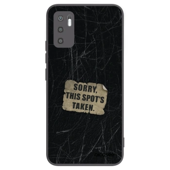 Picasee silikonový černý obal pro Xiaomi Redmi Note 10 5G - SORRY