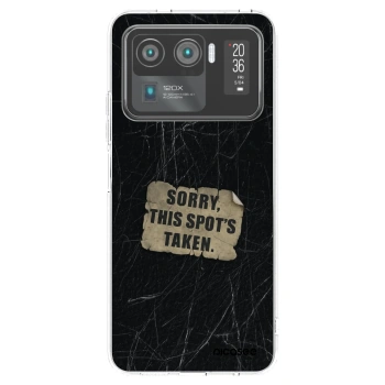 Picasee silikonový průhledný obal pro Xiaomi Mi 11 Ultra - SORRY