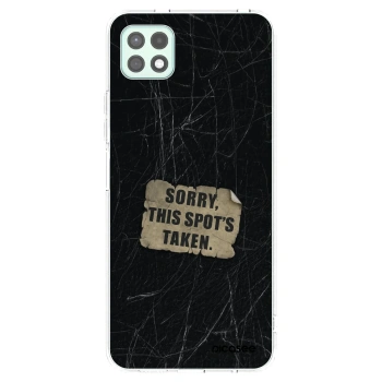 Picasee silikonový průhledný obal pro Samsung Galaxy A22 A226B 5G - SORRY