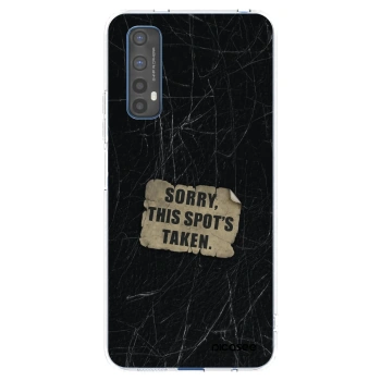Picasee silikonový průhledný obal pro Realme 7 - SORRY