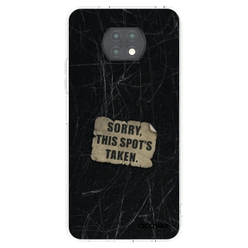 Picasee silikonový průhledný obal pro Xiaomi Redmi Note 9T - SORRY