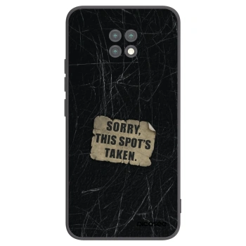Picasee silikonový černý obal pro Xiaomi Redmi Note 9T - SORRY