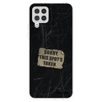 Picasee silikonový průhledný obal pro Samsung Galaxy A22 A225F 4G - SORRY