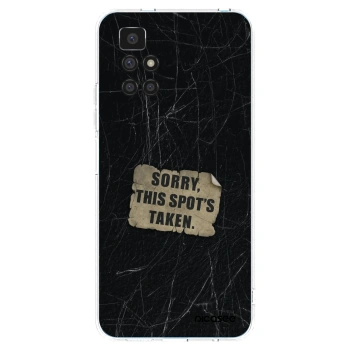 Picasee silikonový průhledný obal pro Xiaomi Redmi 10 - SORRY