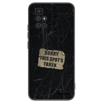 Picasee silikonový černý obal pro Xiaomi Redmi 10 - SORRY
