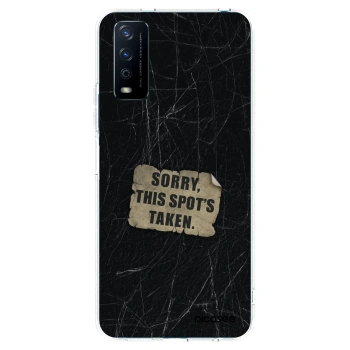 Picasee silikonový průhledný obal pro Vivo Y11s - SORRY