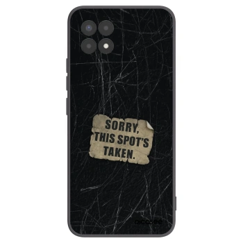 Picasee silikonový černý obal pro Realme 8i - SORRY