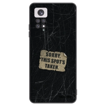 Picasee silikonový černý obal pro Xiaomi Redmi Note 11 - SORRY