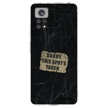 Picasee silikonový průhledný obal pro Xiaomi Redmi Note 11 - SORRY