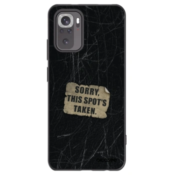Picasee silikonový černý obal pro Xiaomi Redmi Note 11S 4G - SORRY
