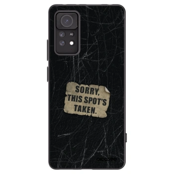 Picasee silikonový černý obal pro Xiaomi Redmi Note 11 Pro - SORRY
