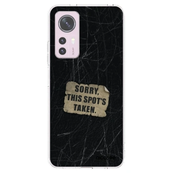 Picasee silikonový průhledný obal pro Xiaomi 12 - SORRY