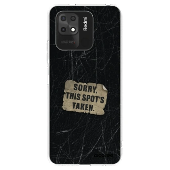 Picasee silikonový průhledný obal pro Xiaomi Redmi 10C - SORRY
