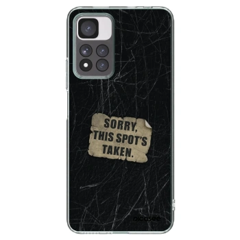 Picasee silikonový průhledný obal pro Xiaomi Redmi Note 11 Pro+ 5G - SORRY