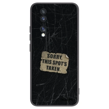 Picasee silikonový černý obal pro Honor 70 - SORRY