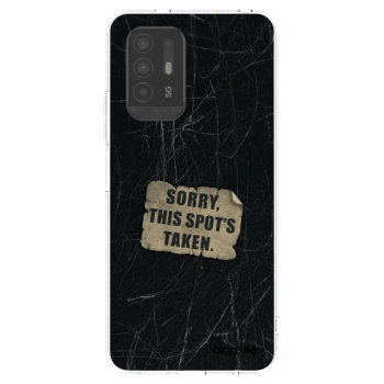 Picasee silikonový průhledný obal pro OPPO A94 5G - SORRY