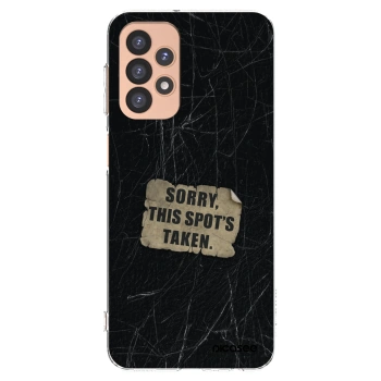 Picasee silikonový průhledný obal pro Samsung Galaxy A23 A236B 5G - SORRY
