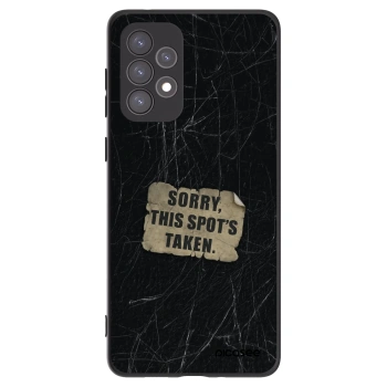 Picasee silikonový černý obal pro Samsung Galaxy A73 5G - SORRY