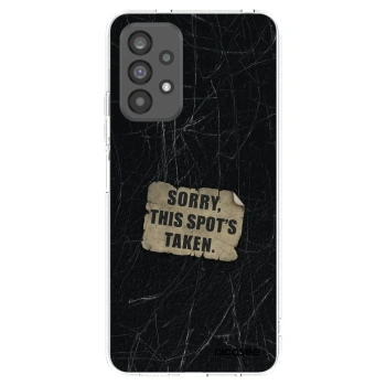 Picasee silikonový průhledný obal pro Samsung Galaxy A73 5G - SORRY