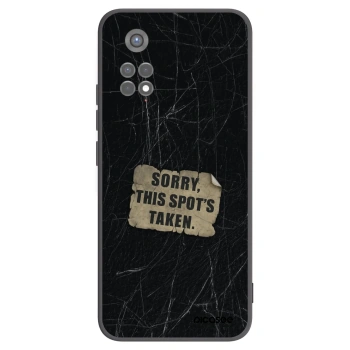Picasee silikonový černý obal pro Xiaomi Redmi Note 11S 5G - SORRY