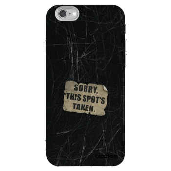 Picasee silikonový průhledný obal pro Apple iPhone 6/6S - SORRY