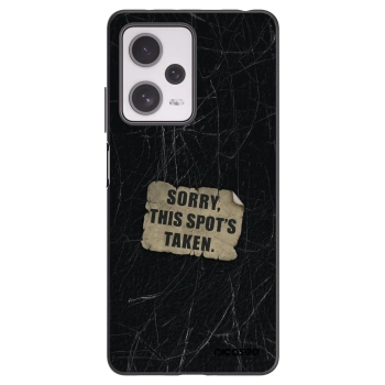 Picasee silikonový černý obal pro Xiaomi Redmi Note 12 Pro+ 5G - SORRY
