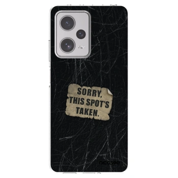 Picasee silikonový průhledný obal pro Xiaomi Redmi Note 12 Pro+ 5G - SORRY