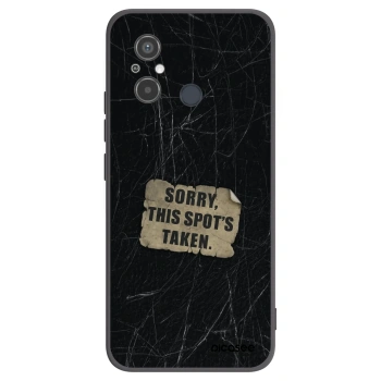 Picasee silikonový černý obal pro Xiaomi Redmi 12C - SORRY
