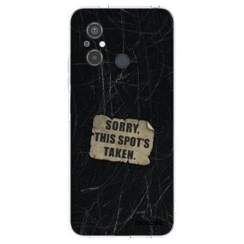 Picasee silikonový průhledný obal pro Xiaomi Redmi 12C - SORRY