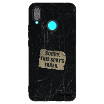 Picasee silikonový černý obal pro Huawei Nova 3 - SORRY