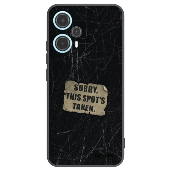 Picasee silikonový černý obal pro Xiaomi Poco F5 - SORRY