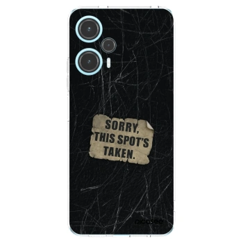 Picasee silikonový průhledný obal pro Xiaomi Poco F5 - SORRY