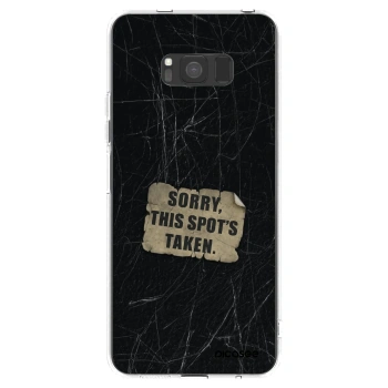 Picasee silikonový průhledný obal pro Samsung Galaxy S8 G950F - SORRY