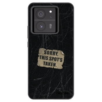 Picasee silikonový černý obal pro Xiaomi 13T - SORRY