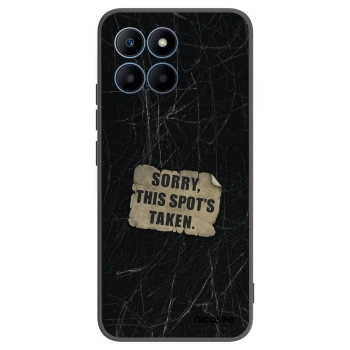 Picasee silikonový černý obal pro Honor 70 Lite - SORRY