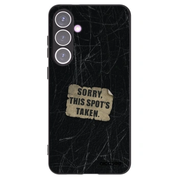 Picasee silikonový černý obal pro Samsung Galaxy S24+ S926B 5G - SORRY