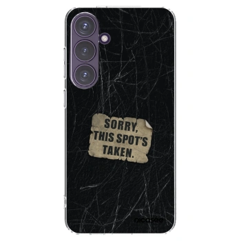 Picasee silikonový průhledný obal pro Samsung Galaxy S24+ S926B 5G - SORRY