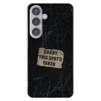 Picasee silikonový průhledný obal pro Samsung Galaxy S24 S921B 5G - SORRY