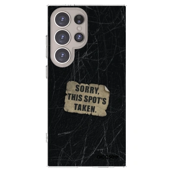 Picasee silikonový průhledný obal pro Samsung Galaxy S24 Ultra S928B 5G - SORRY