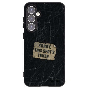 Picasee silikonový černý obal pro Samsung Galaxy S23 FE S711B - SORRY